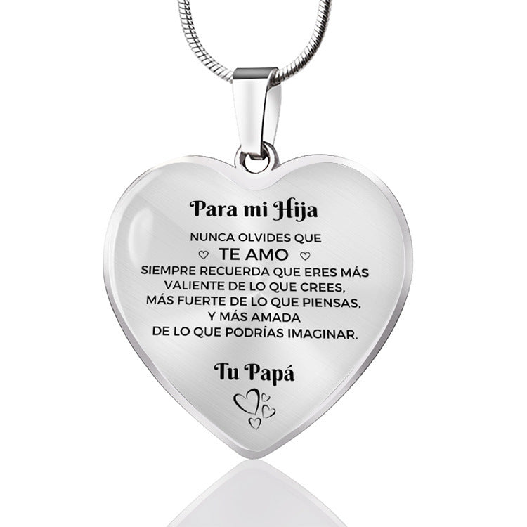 Wholesale Stainless Steel Town Store Treasure Bingba Cup Spanish Love Pendant Keychain